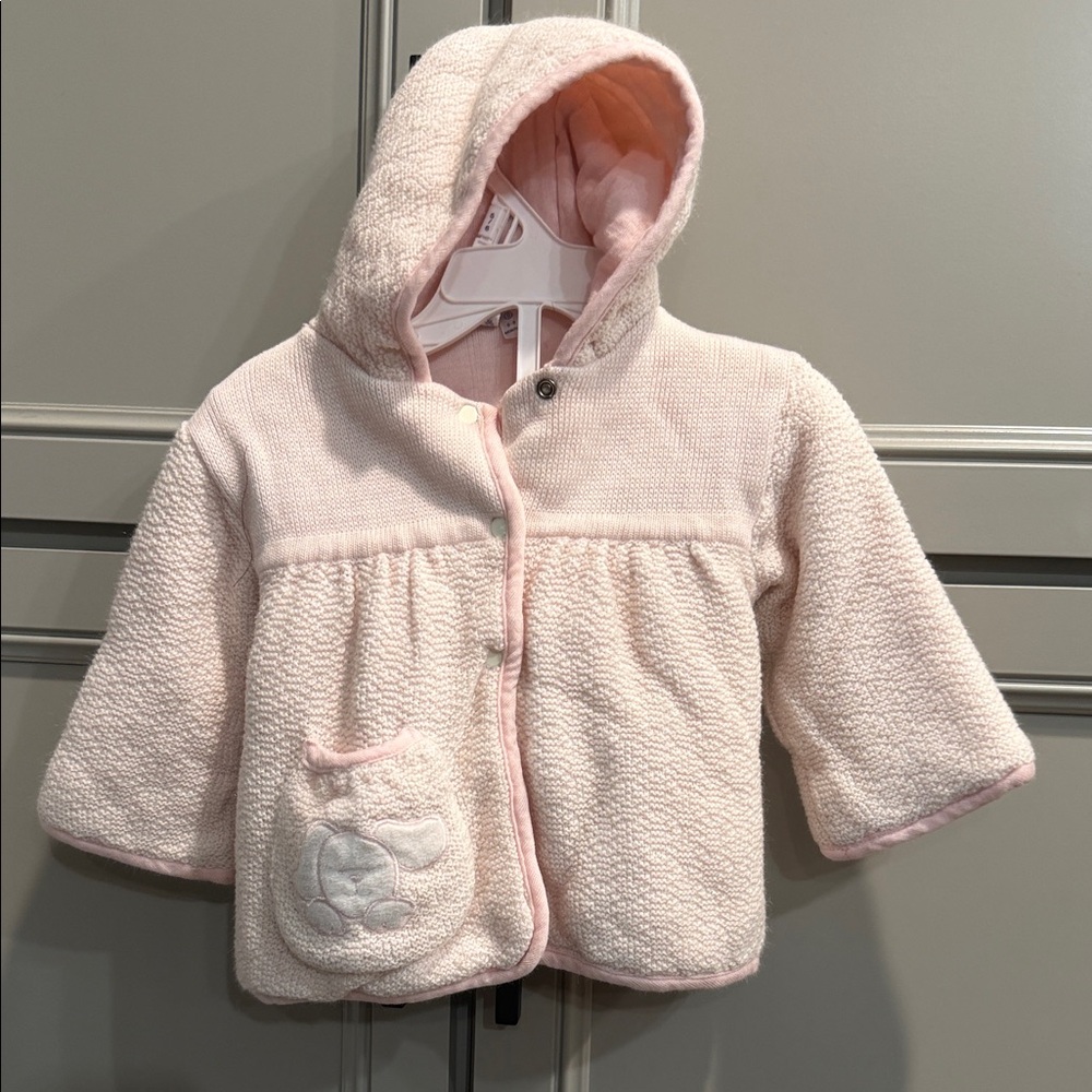 T.C Babies phooded baby fleece jacket 0-6M